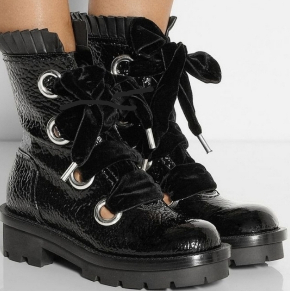 Alexander McQueen Combat Boots Size 6